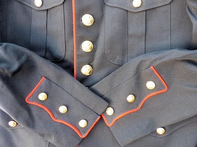米軍実物 未使用 USMC ブルードレス ジャケット　46S　DB76