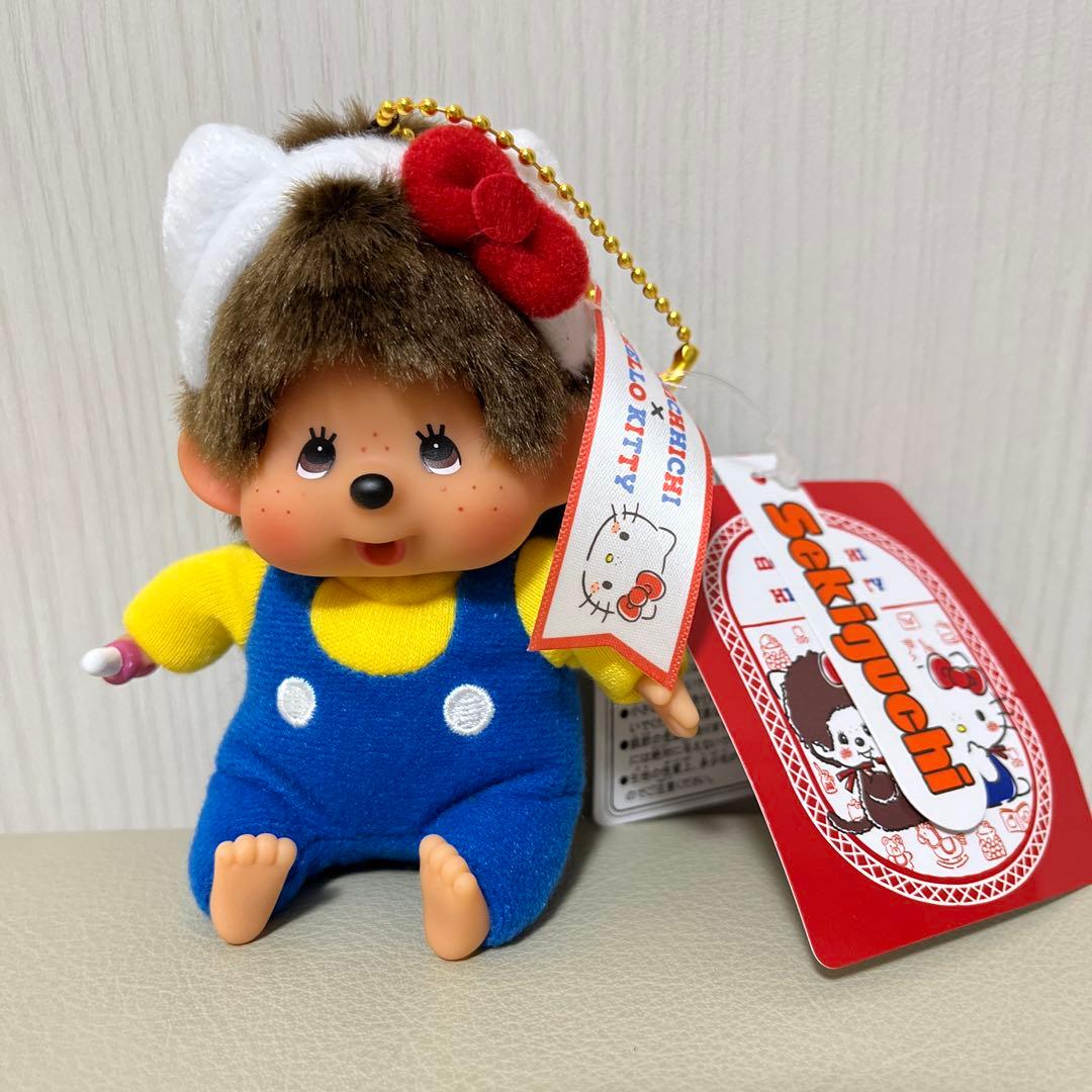 キティ×モンチッチ モンチッチ 顔でかSSキーチェーン