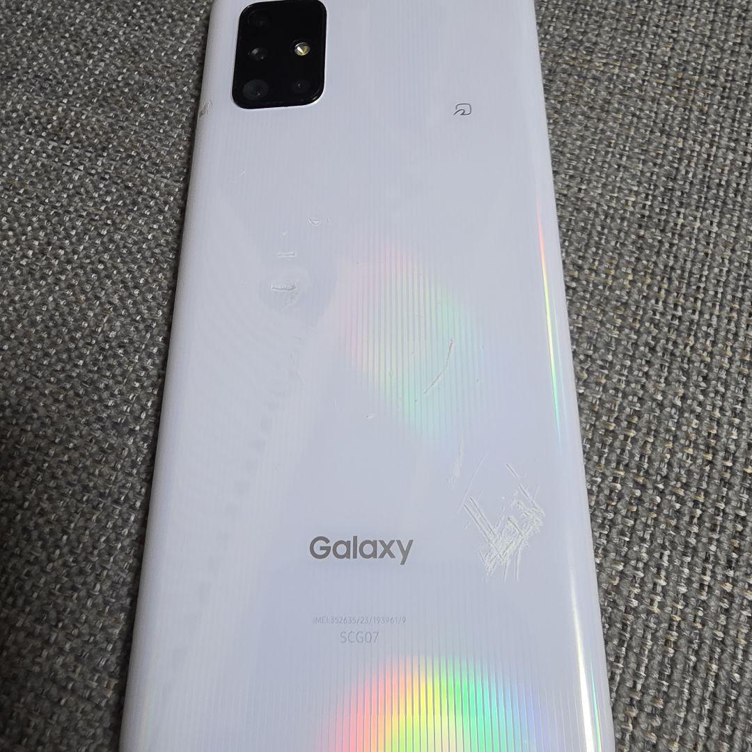 スマートフォン本体 Samsung Galaxy A51 5G SCG07 White