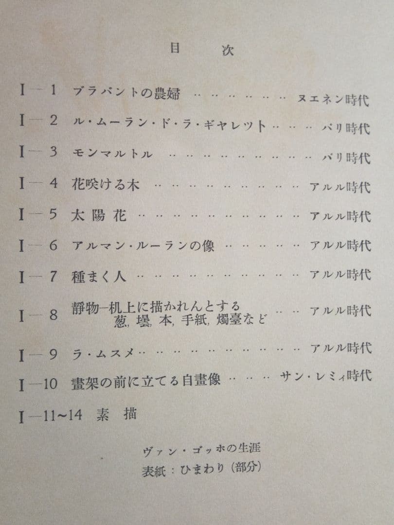 GOGH(ゴッホ）画集Ⅰ、Ⅱ、Ⅲ、昭和28年式場隆三郎著美術出版社出版