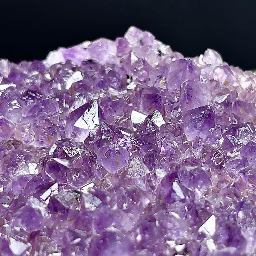 アメジスト　クラスター　ハート　原石　紫水晶　鉱物標本　1 【超美品】