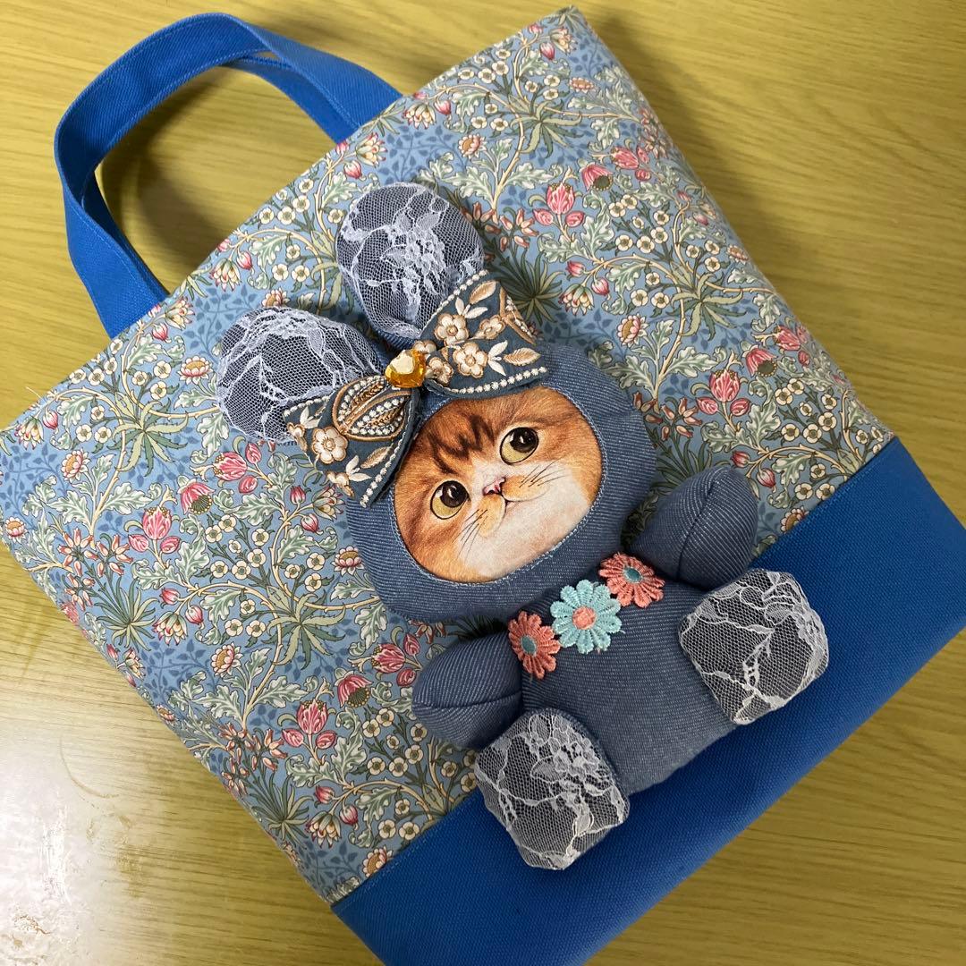 ゆ*ん様 コヤンイサムチョン　ウィリアムモリス　帆布　デニム　A4収納横38縦3