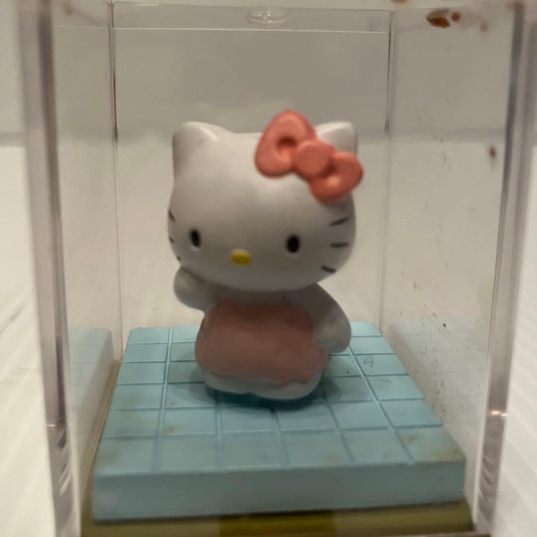 E-壁【昭和レトロ】ハローキティ ミニチュア フィギュア セット 当時物