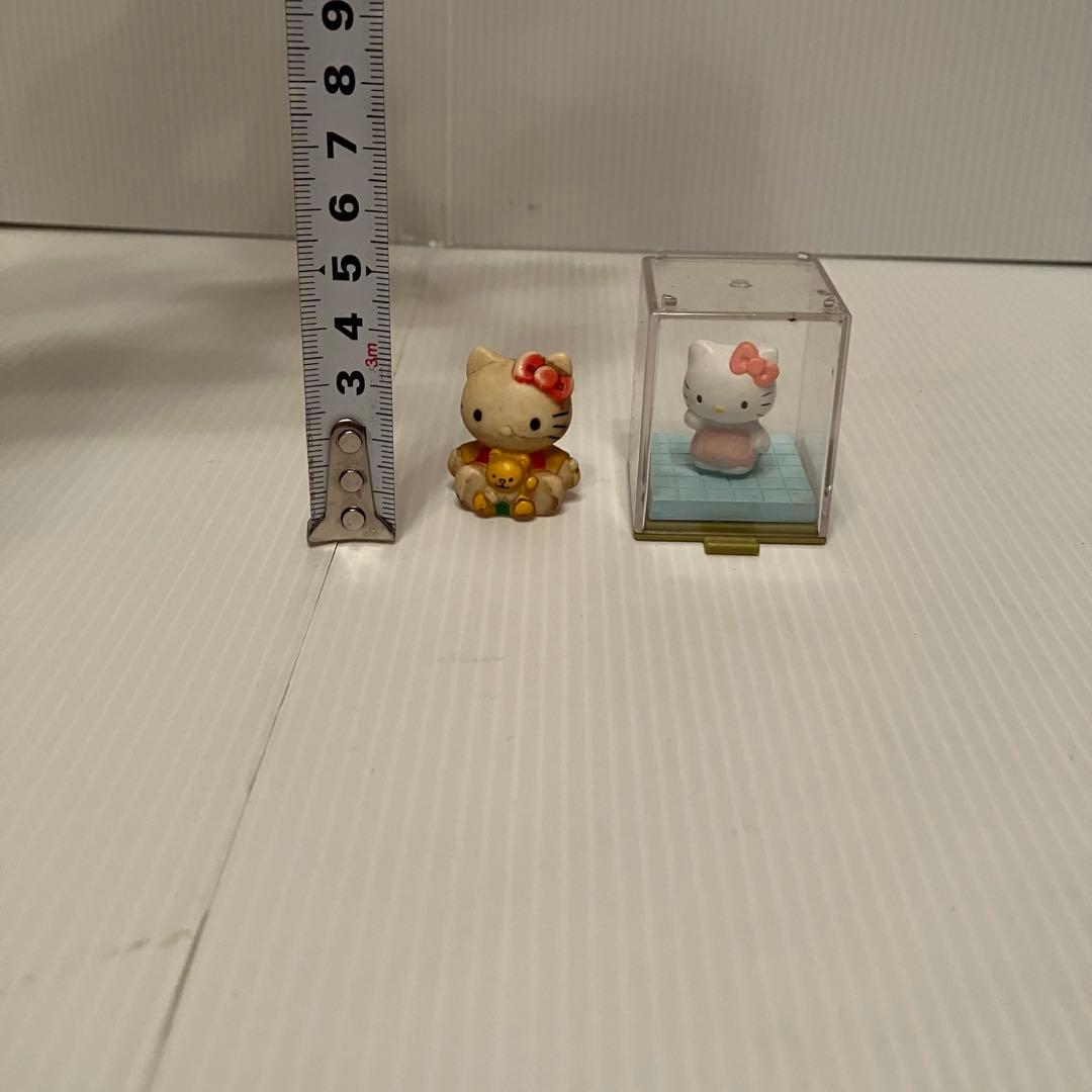 E-壁【昭和レトロ】ハローキティ ミニチュア フィギュア セット 当時物