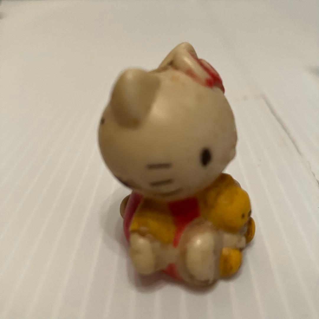 E-壁【昭和レトロ】ハローキティ ミニチュア フィギュア セット 当時物
