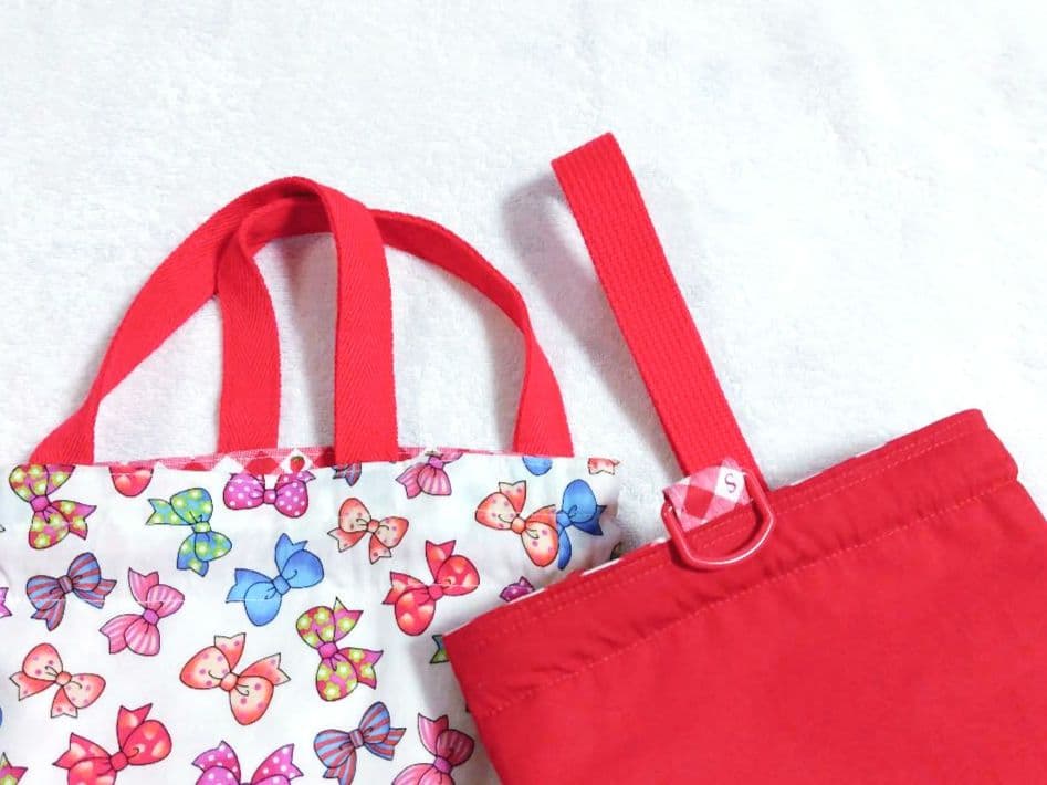 レッスンバッグ【入園入学セット6点】カバン 靴入れ 巾着 コップ入れ 女の子向け