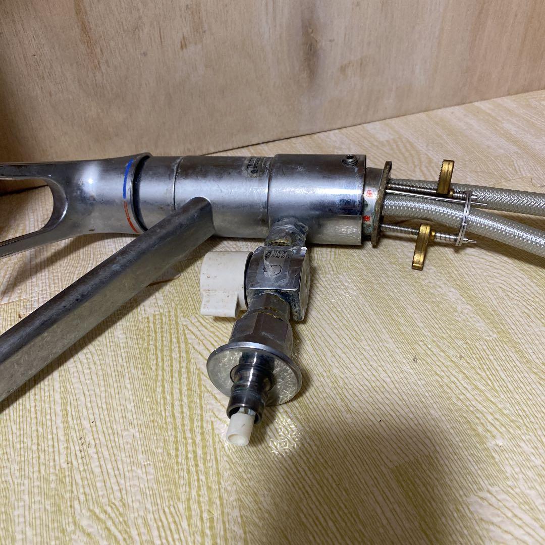 中古　シングルレバー　分岐水栓　キッチン　TKG31UPHS TOTO
