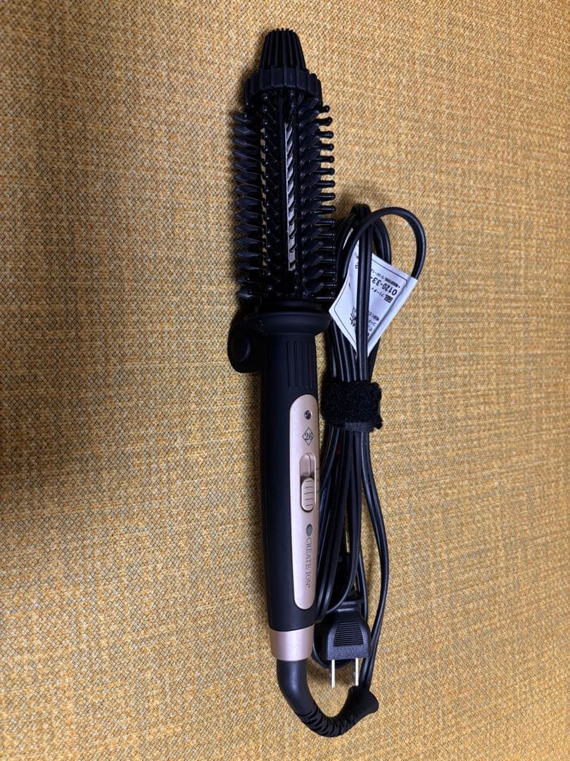 CREATE ION CATCH & CURL ブラシヘアアイロン