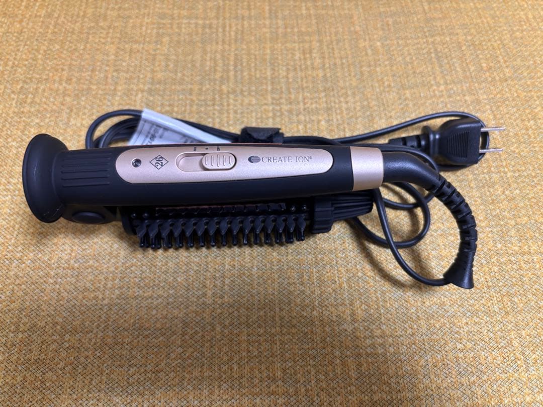 CREATE ION CATCH & CURL ブラシヘアアイロン