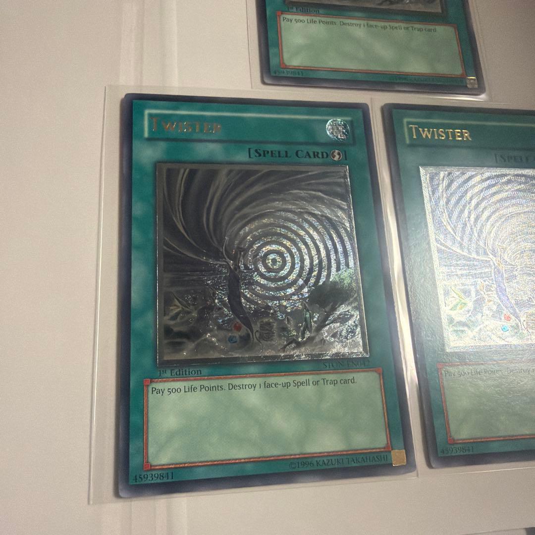 遊戯王 ツイスター 3枚 英語版 1st STON-EN042