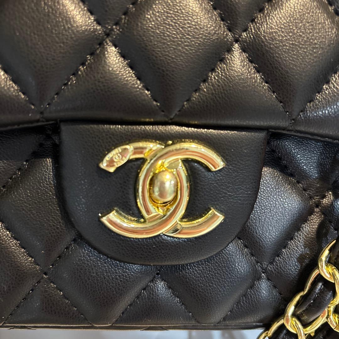 シャネル　CHANEL ショルダーバッグ　ブラック　ノベルティ