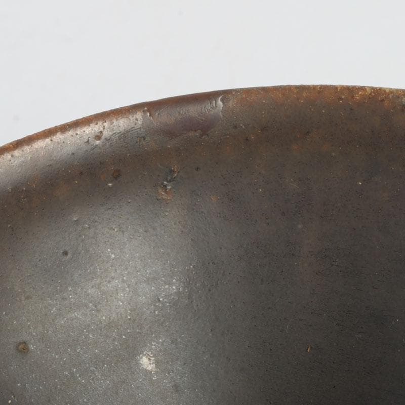 中国　柿釉　天目茶碗　時代箱付　V　9995