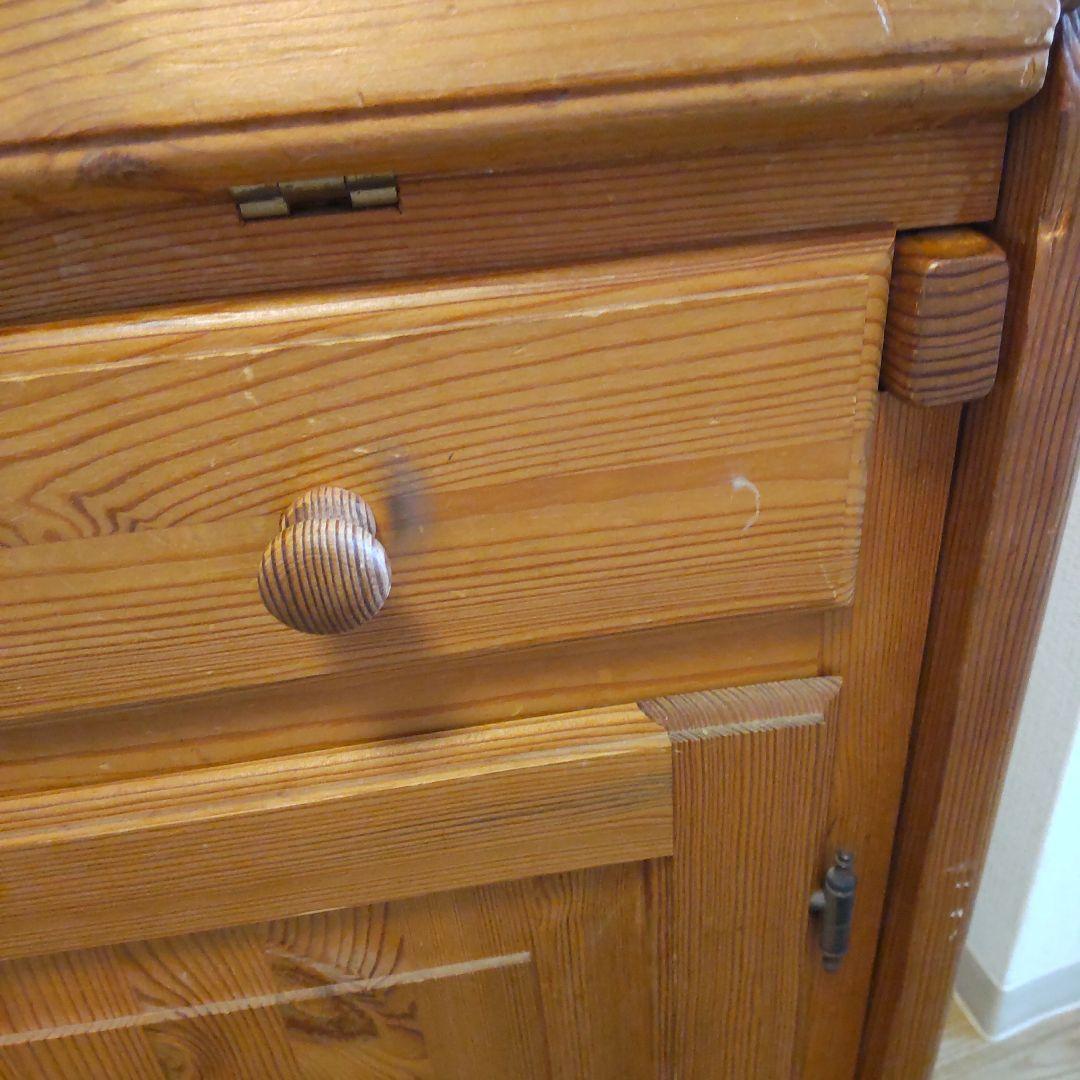 ライティングビューロー　パイン無垢材