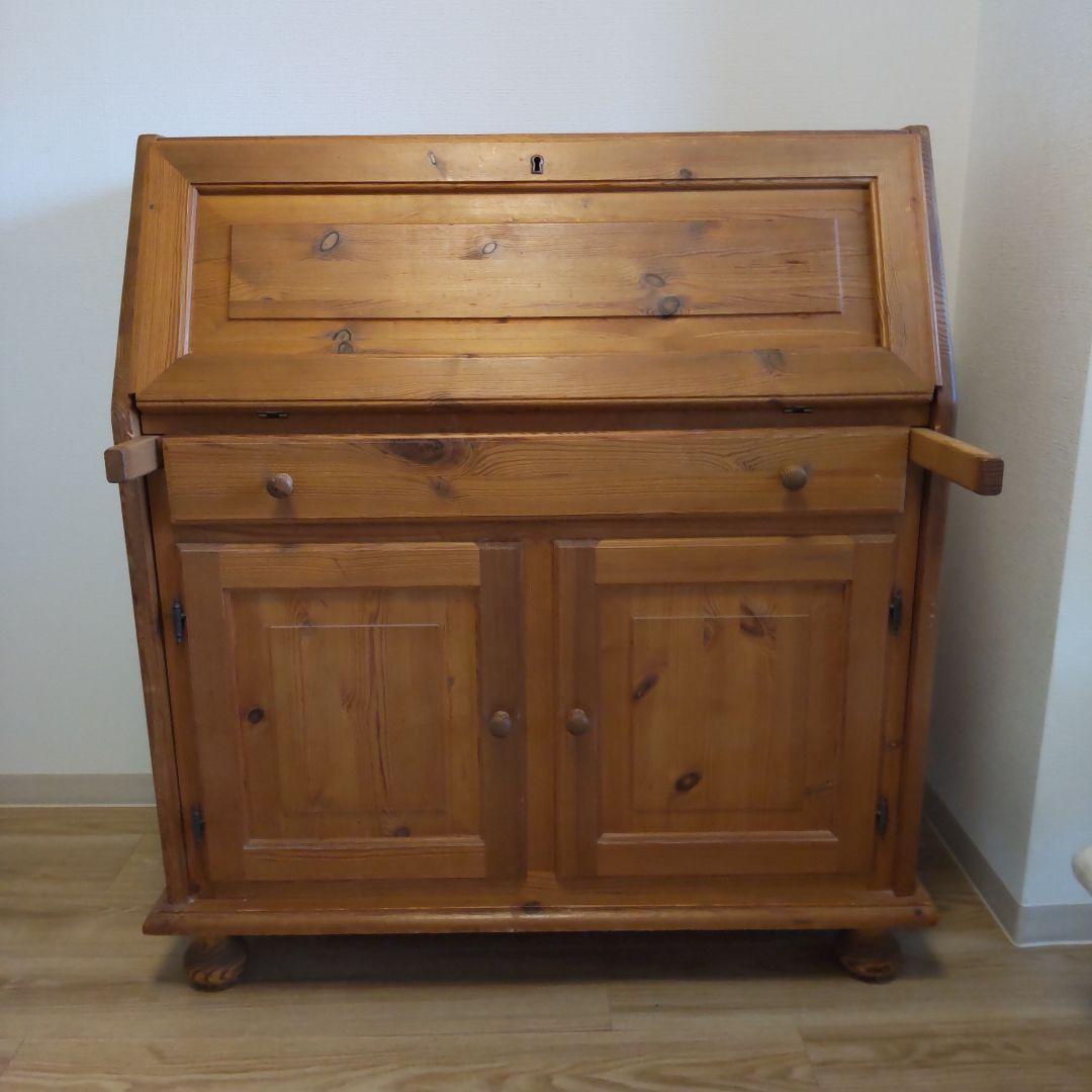 ライティングビューロー　パイン無垢材