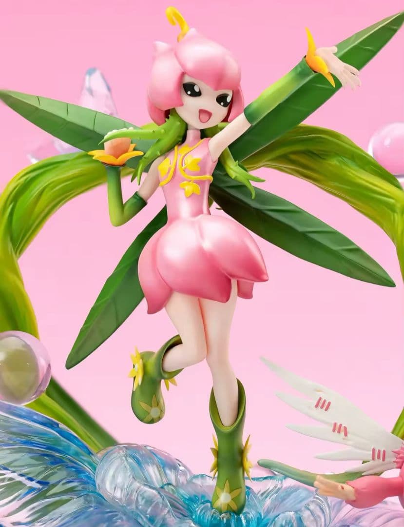 デジモン　リリモン　フィギュア　水辺の風景