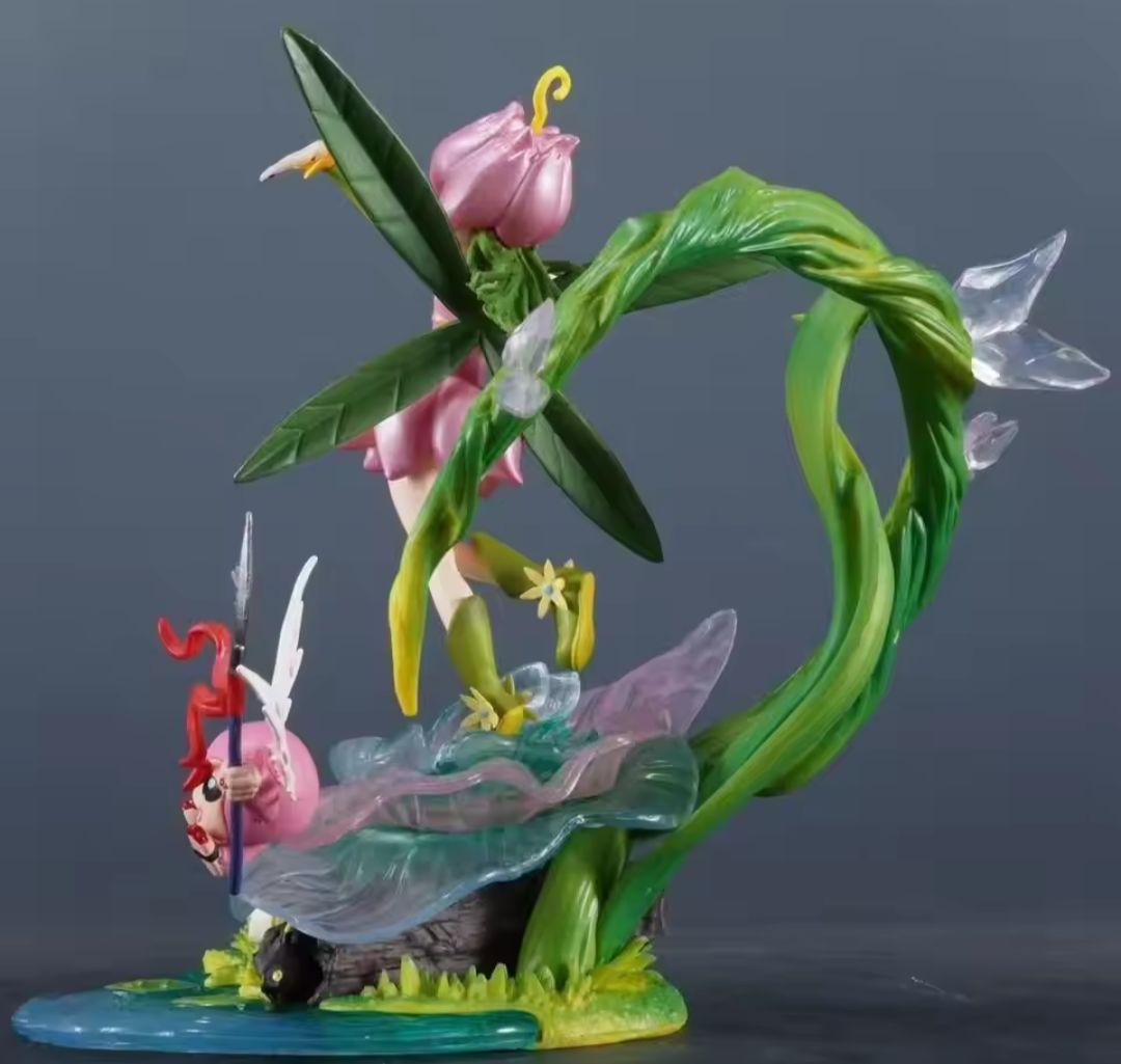 デジモン　リリモン　フィギュア　水辺の風景
