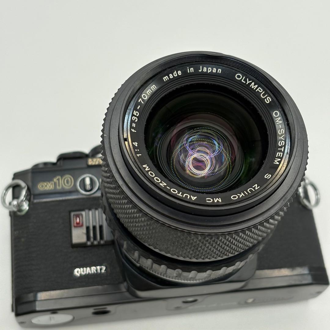 OLYMPUS OM10 ブラック ＋ 35-70mm ズームレンズ 動作未確認