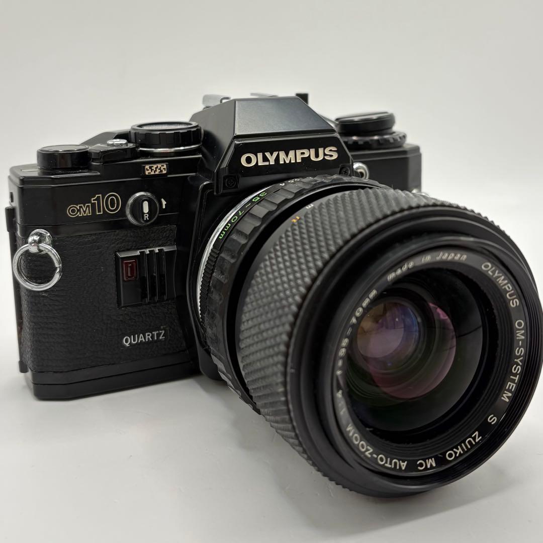 OLYMPUS OM10 ブラック ＋ 35-70mm ズームレンズ 動作未確認