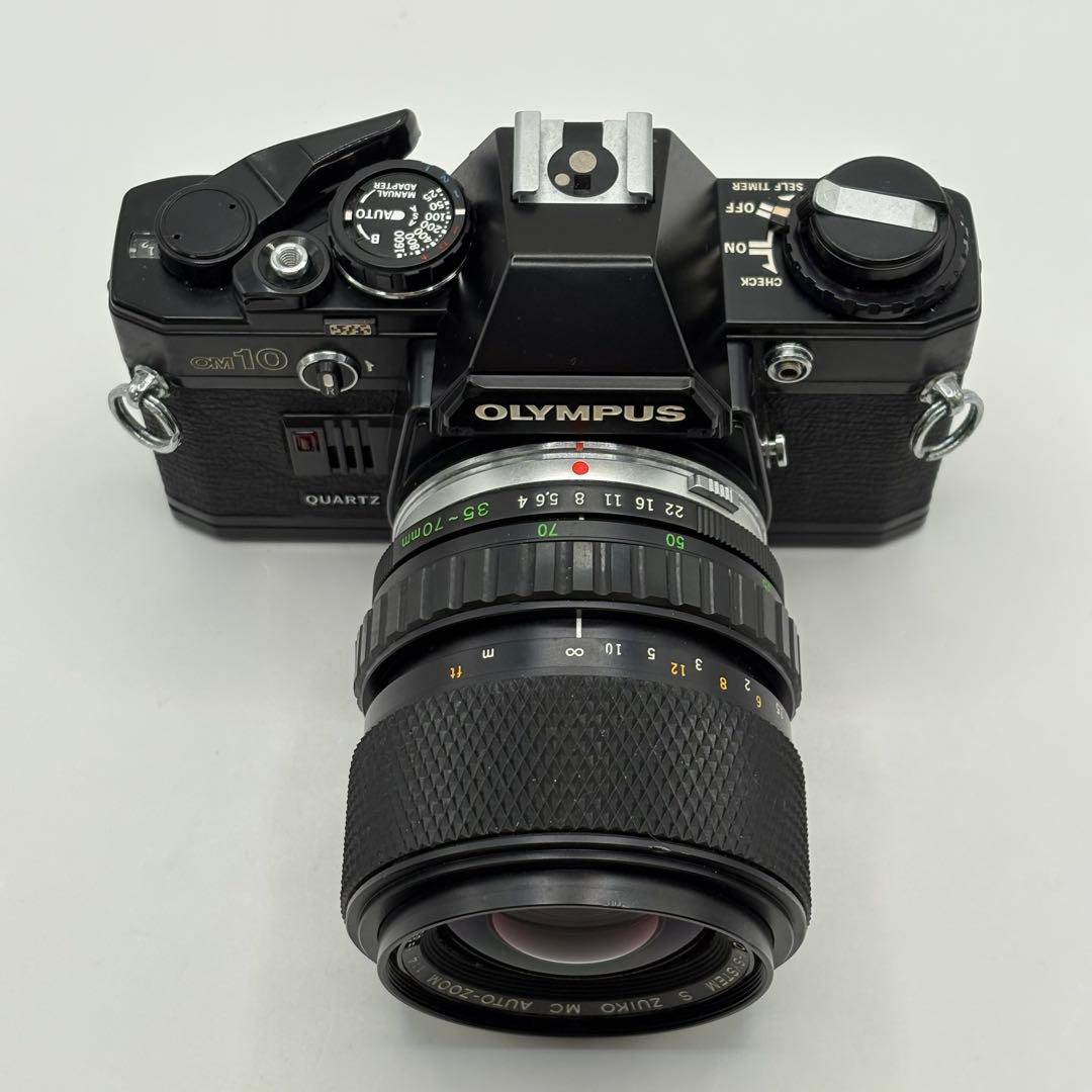 OLYMPUS OM10 ブラック ＋ 35-70mm ズームレンズ 動作未確認