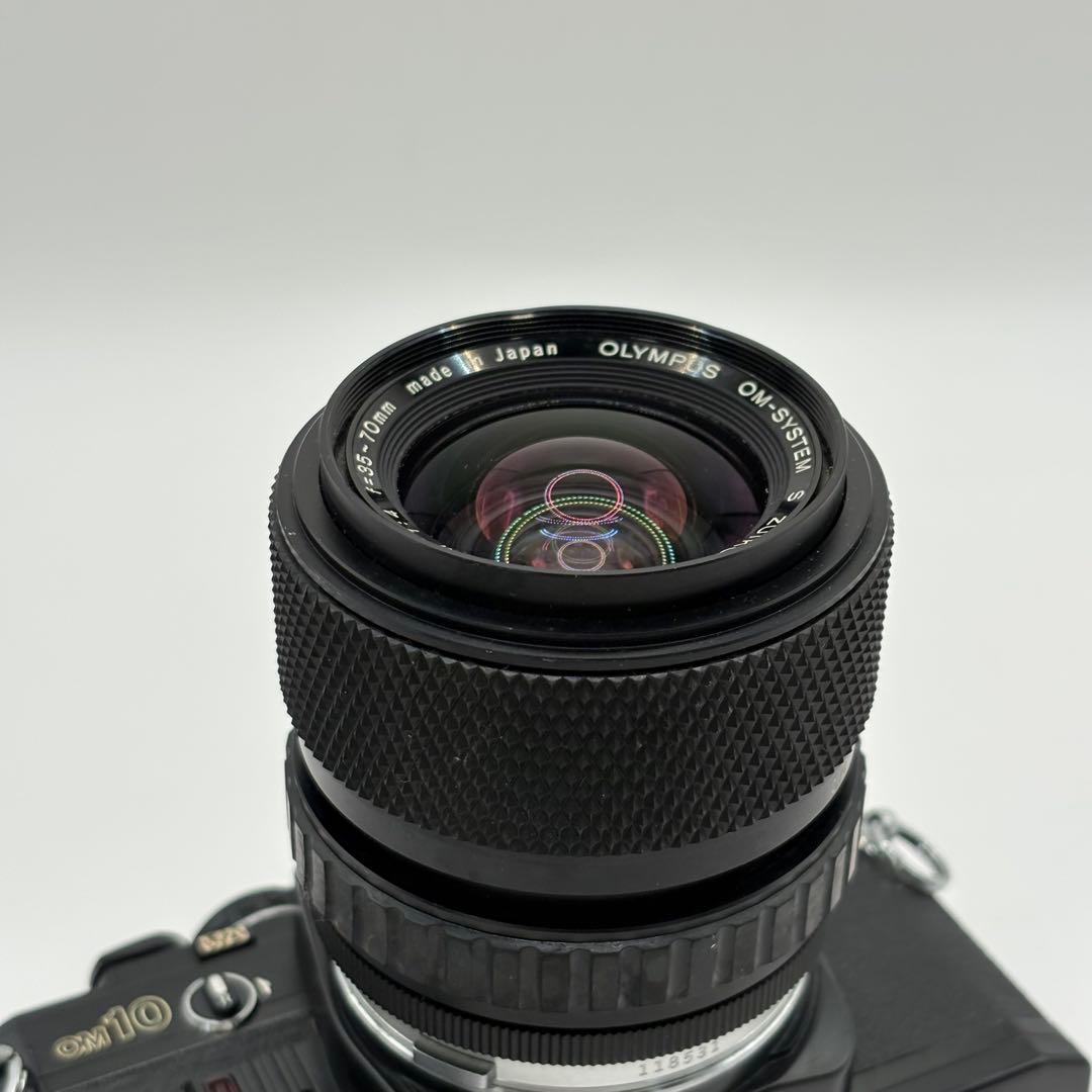 OLYMPUS OM10 ブラック ＋ 35-70mm ズームレンズ 動作未確認