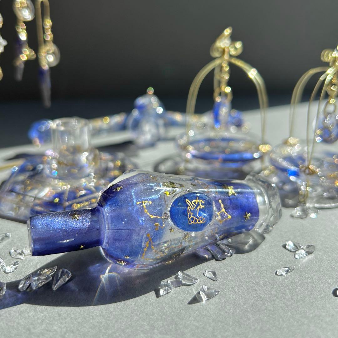 牡牛座さんのための星座の天秤　アクセサリー付き　持ち運びok組み立て式天秤