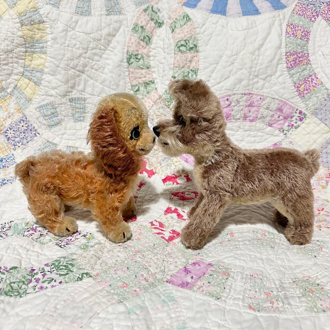 シュコー ヴィンテージ わんわん物語 トランプ ＆ レディ セット ぬいぐるみ