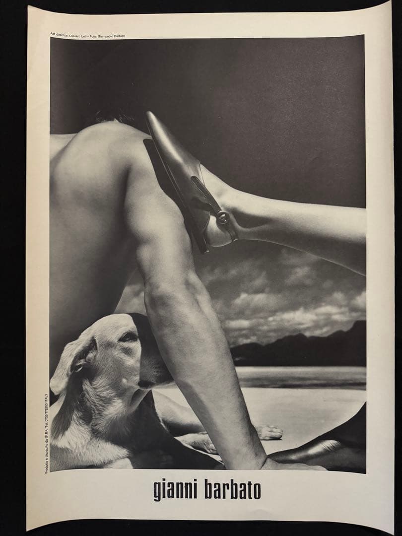 【当時物】1980s ブランド広告　大判両面印刷（50×70cm）