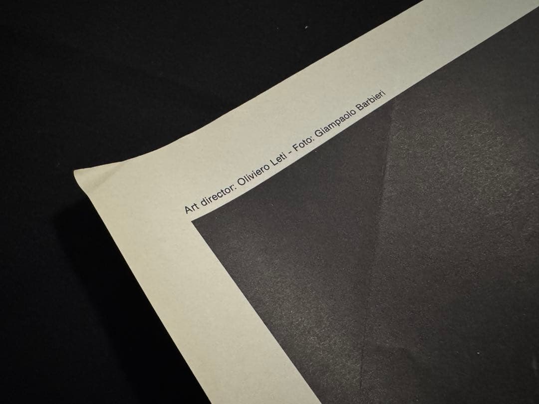 【当時物】1980s ブランド広告　大判両面印刷（50×70cm）