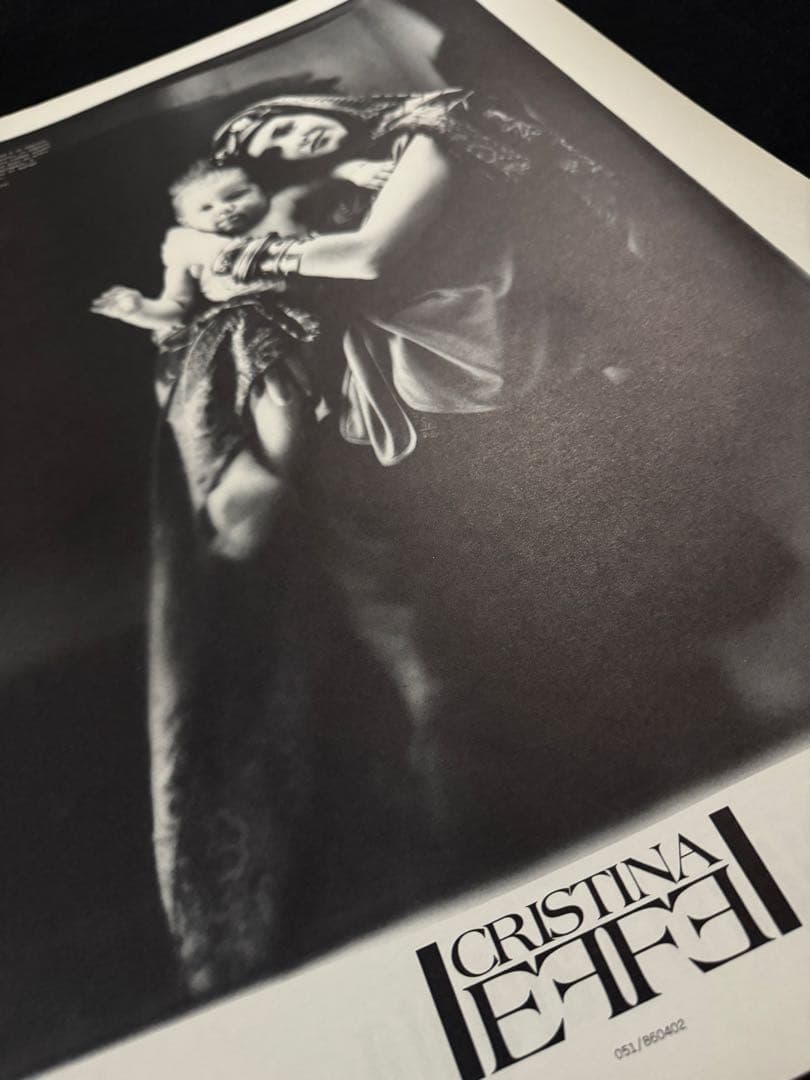 【当時物】1980s ブランド広告　大判両面印刷（50×70cm）