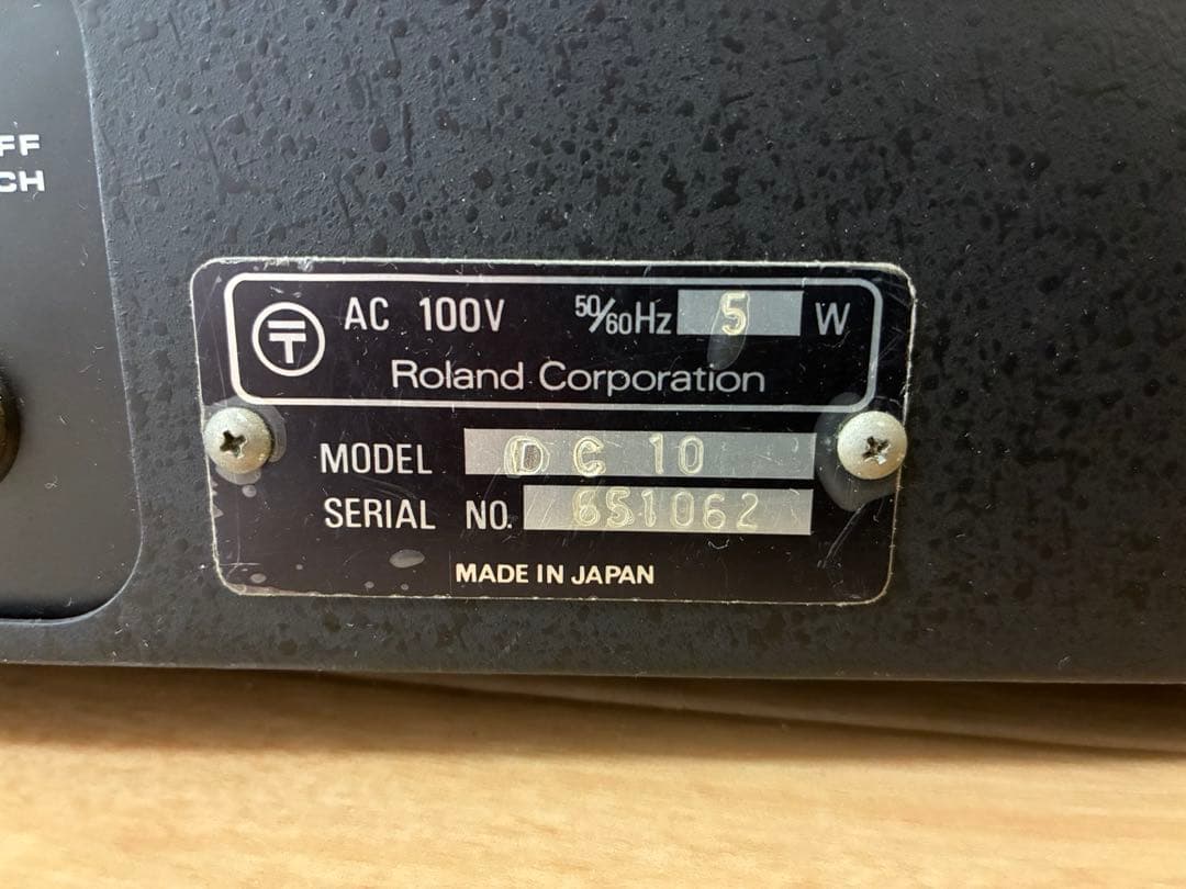 Roland ANALOG ECHO DC-10【動作確認済み】