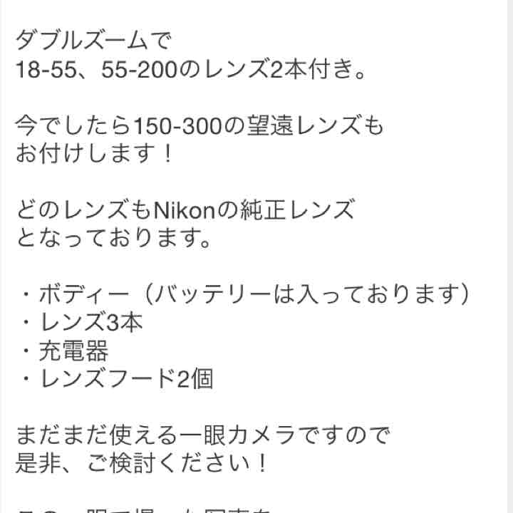 Nikon 一眼カメラ