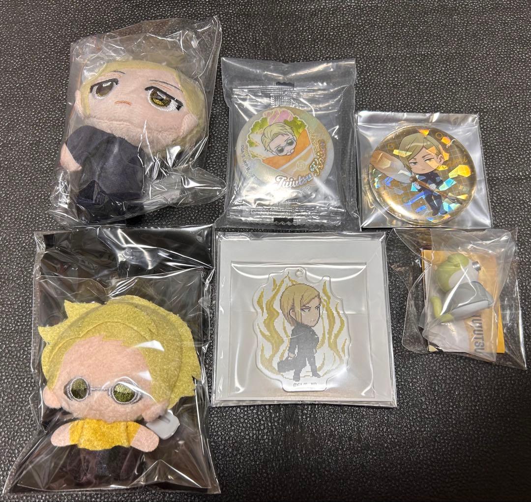 呪術廻戦 缶バッジ アクリルキーホルダー アクリルスタンド ぬいぐるみフィギュア