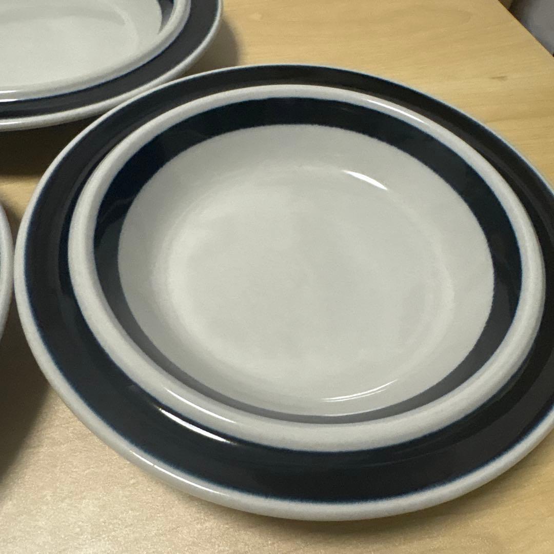 ARABIA ANEMONE アラビア　アネモネ　20cm プレート　3枚セット