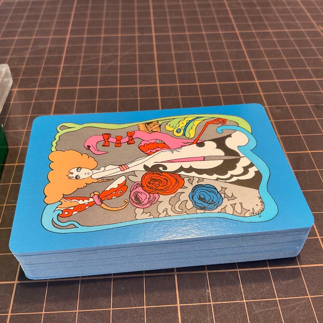 希少　宇野亜喜良　当時物　平凡 オリジナル イラスト トランプ　未使用　1968