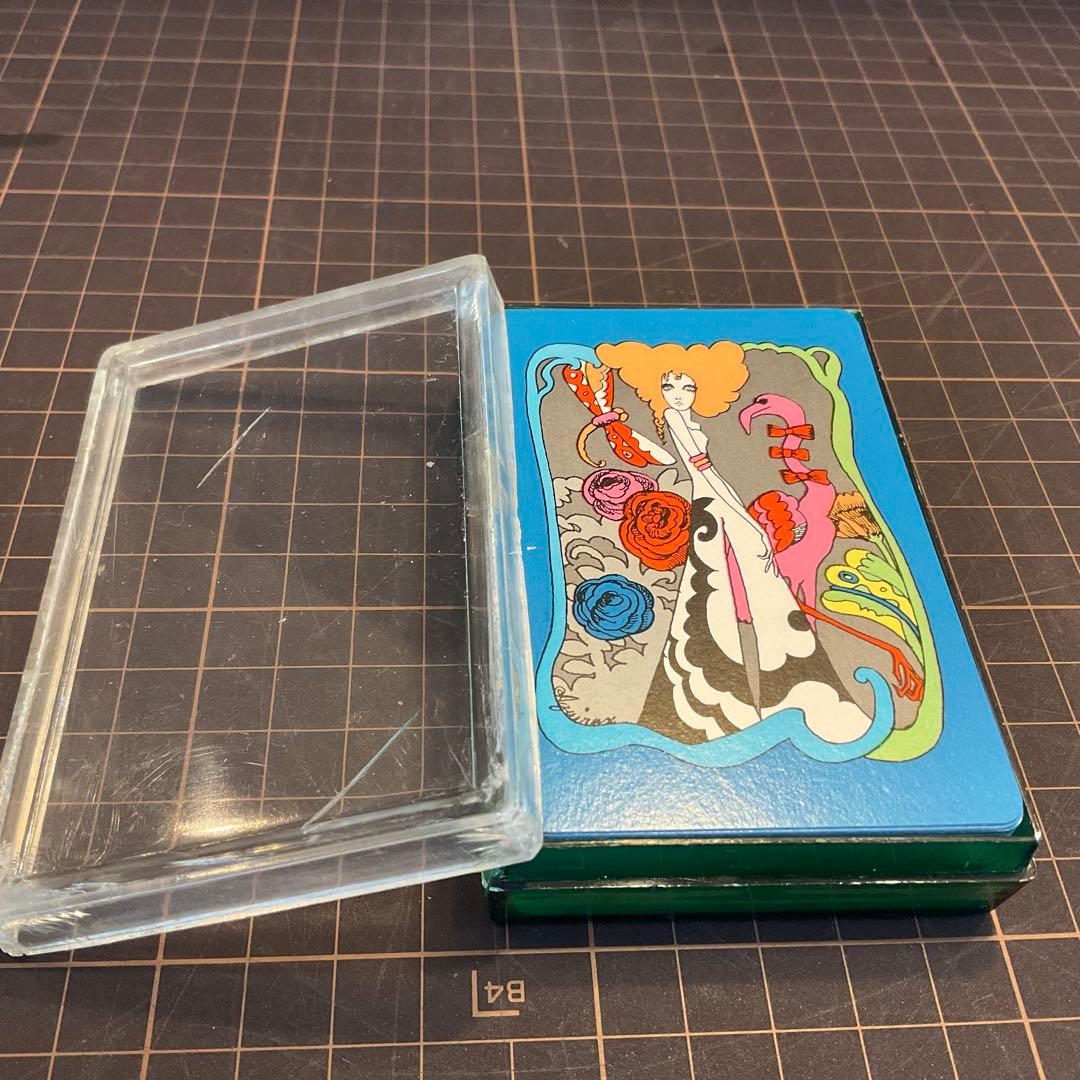 希少　宇野亜喜良　当時物　平凡 オリジナル イラスト トランプ　未使用　1968