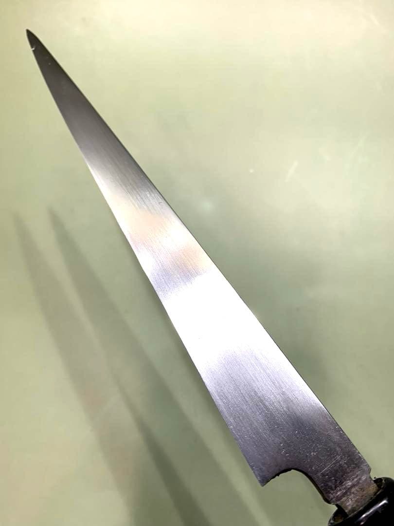 祐成　柳刃包丁　刃渡り17.5cm