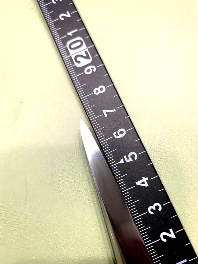 祐成　柳刃包丁　刃渡り17.5cm