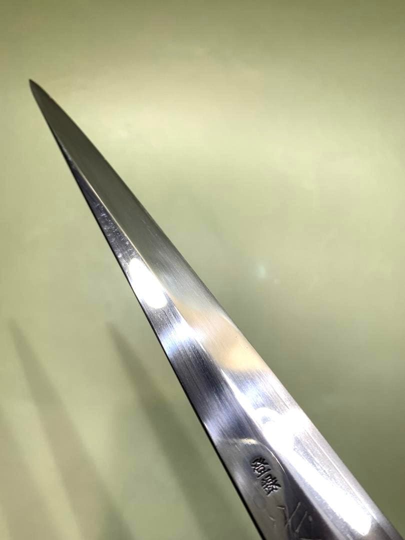 祐成　柳刃包丁　刃渡り17.5cm