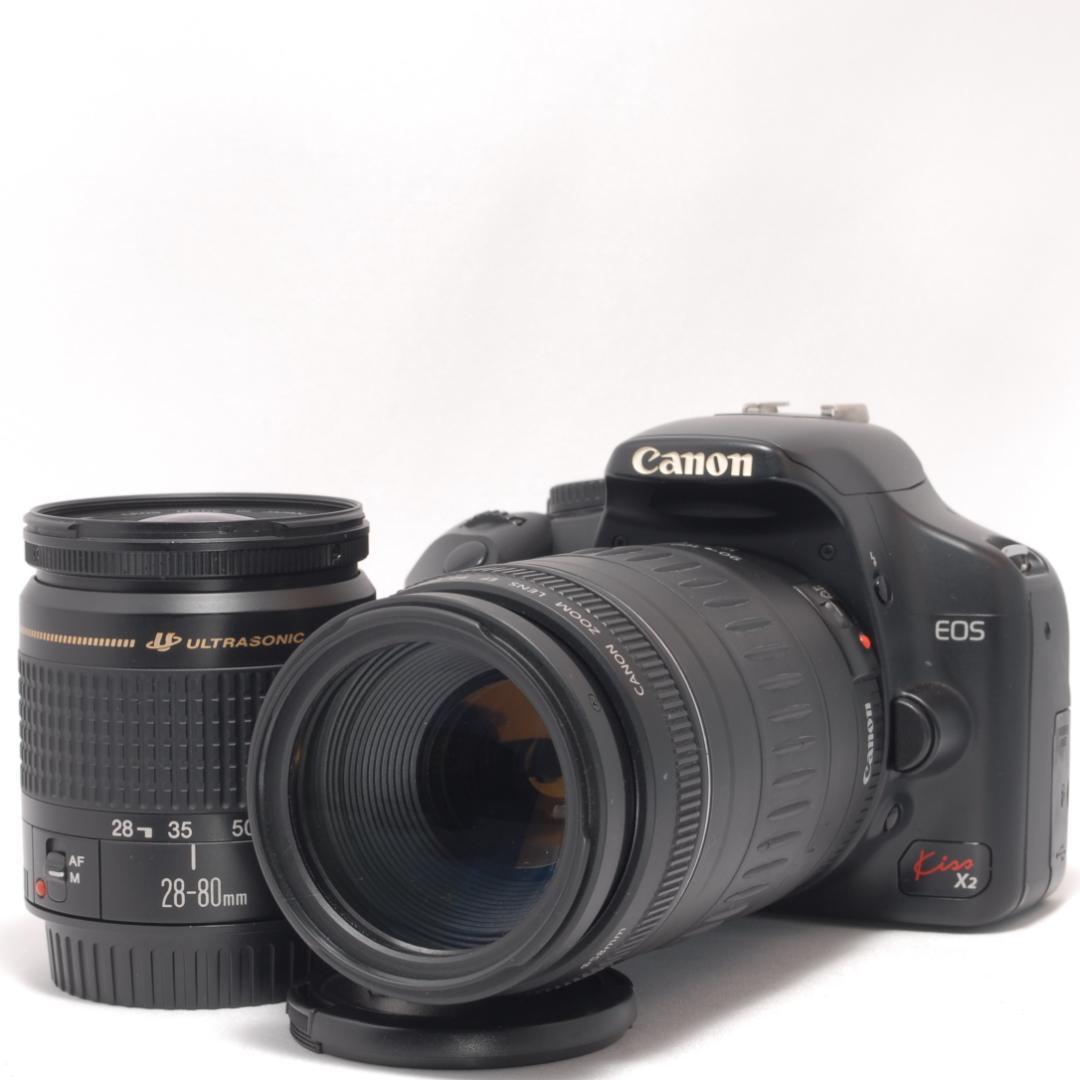 ⭐️ダブルレンズセット⭐️Canon Kiss X2 キャノン　デジタル一眼