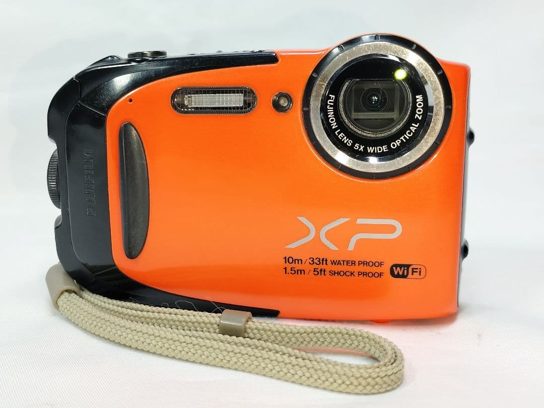 【並品】FUJIFILM FINEPIX XP70 オレンジ