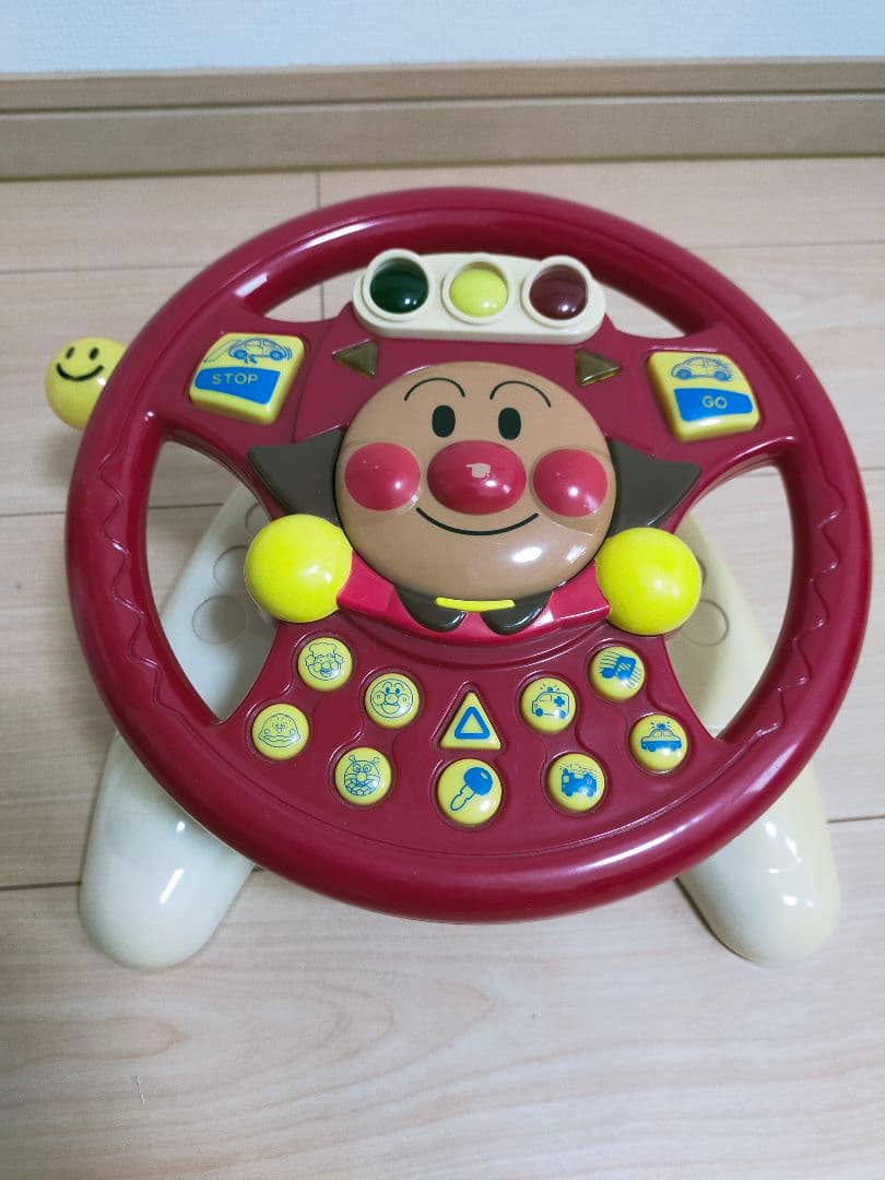 アンパンマン 8点セット よくばりボックス　ハンドル レジスター カスタネット