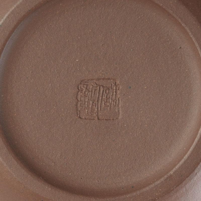 中国　紫砂　朱泥　急須　茶壷　在銘　V　9605