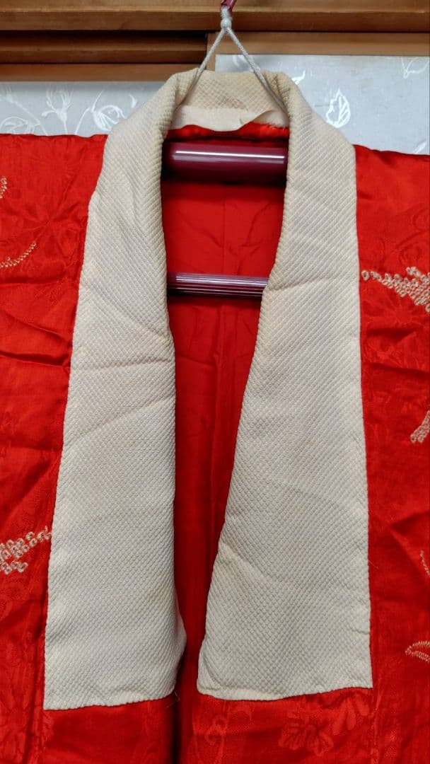 RK521アンティーク子供着物長襦袢着丈134センチ裄丈62センチ正絹綺麗美品