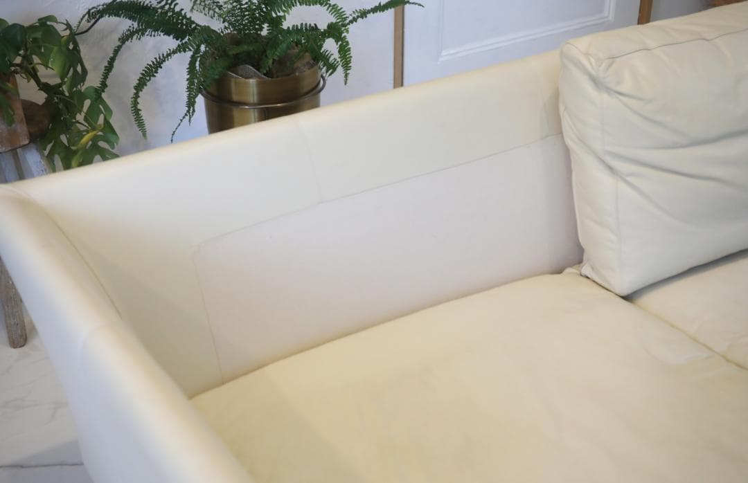 elba エルバ 大塚家具購入 定価￥80万 オーロラ 大型皮ソファー