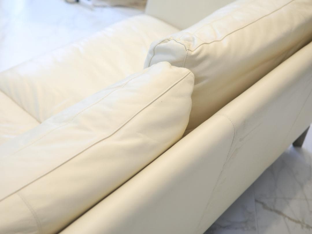 elba エルバ 大塚家具購入 定価￥80万 オーロラ 大型皮ソファー