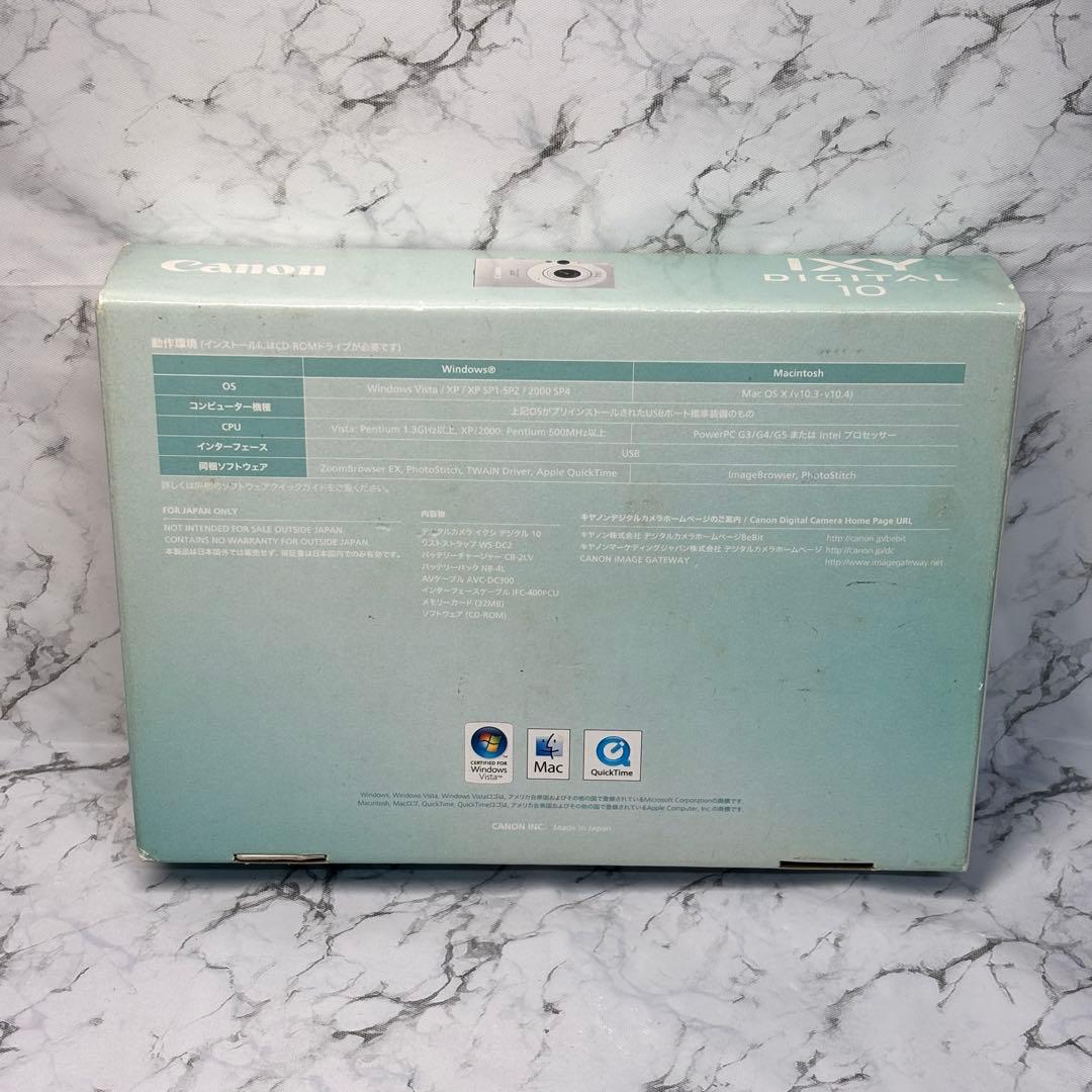 【付属品完備】Canon IXY DIGITAL 10 動作品　コンデジ