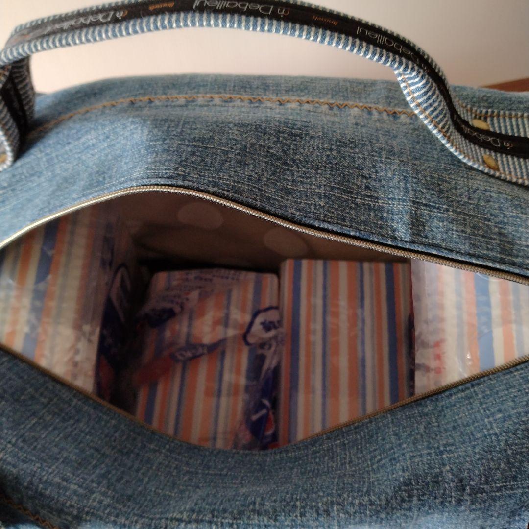 デニムリメイクバッグ　デニムリメイクボストンバッグ