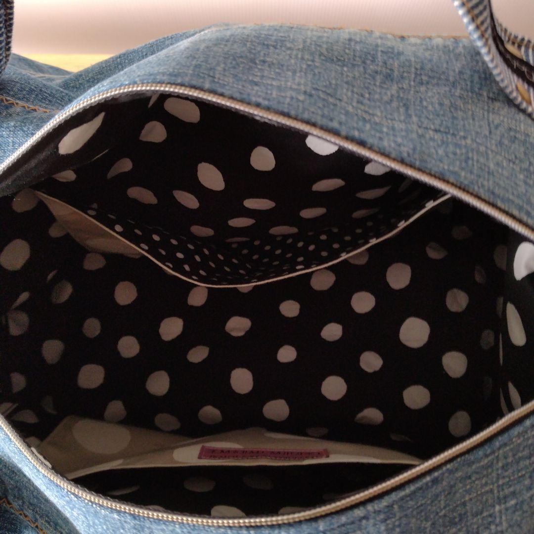 デニムリメイクバッグ　デニムリメイクボストンバッグ