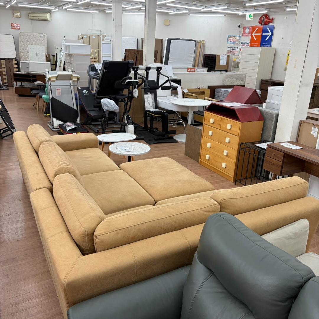 【福岡市限定】カウチソファ 関家具 リラックスフォームラベンナ