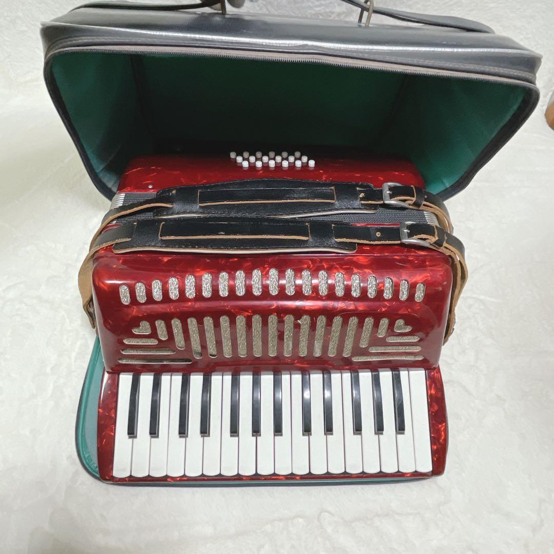 【音出し確認済み】YAMAHA アコーディオン 30鍵盤 【初心者おすすめ】